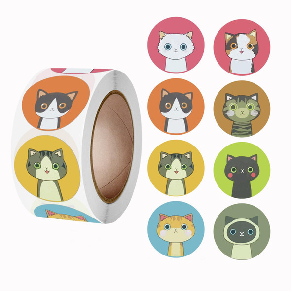 10 Rolls Teacher Reward Students Children Cute Stickers Toy Decoration Stickers, Size: 2.5cm / 1 Inch(A-06)