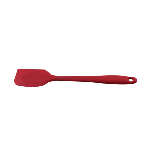 2 PCS Kitchen Silicone Cream Cake Spatula Mixing Scraper Brush Butter Mixer Brushes Baking Tool Kitchenware(Red)