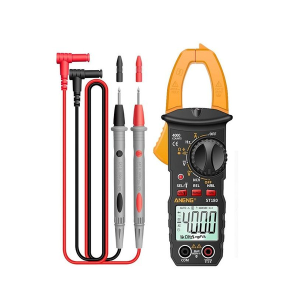 ANENG ST180 Digital Display Clamp AC & DC Intelligent Voltage Multimeter(Yellow)