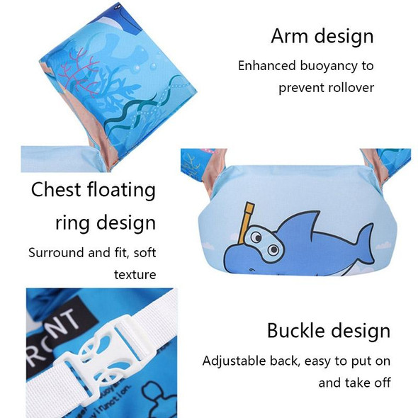 Children Swimming Foam Arm Ring Baby Swimming Equipment Floating Ring Water Sleeve Buoyancy Vest(Blue Starfish)