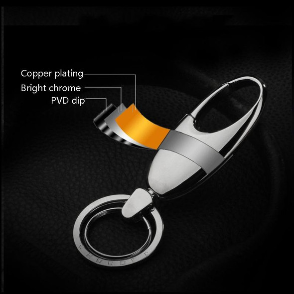 JOBON ZB-6618 Car Keychain Men Waist Holding Car Key Rings(Colorful)