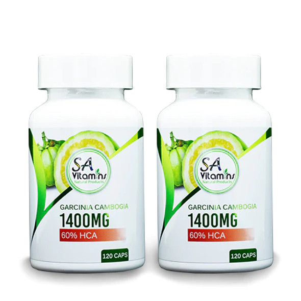 2x Garcinia Cambogia 1400mg - 120 Capsules for Weight Loss