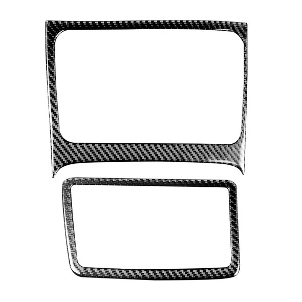 2 in 1 Car Carbon Fiber Storage Box Decorative Sticker for Honda Civic 8th Generation 2006-2011, Left Drive