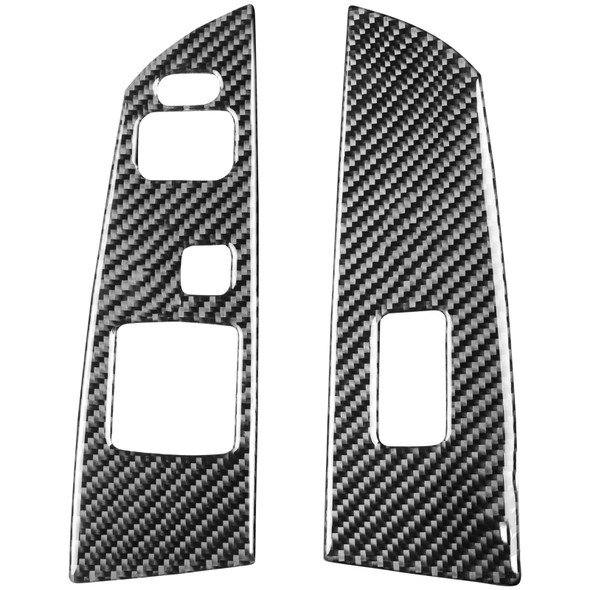 2 PCS Car Carbon Fiber Left and Right Lifting Panel Decorative Sticker for Mazda RX8 2004-2009, Left Drive Low-configured