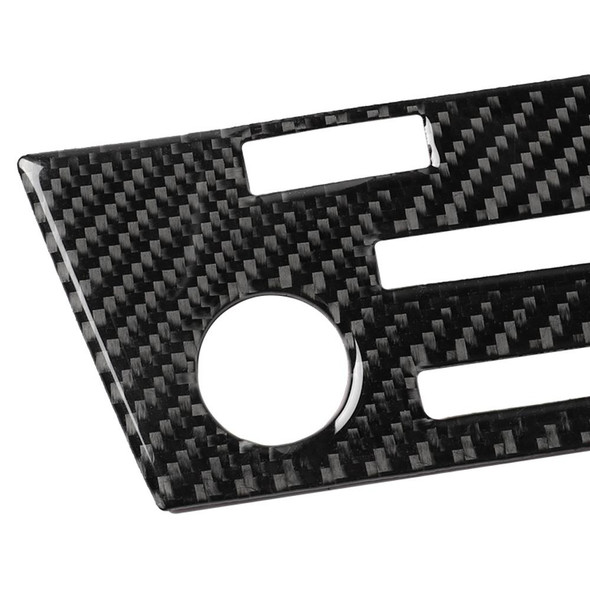 Car Carbon Fiber CD Panel Decorative Sticker for Lexus RX300 / 270 / 200T / 450h 2016-2019, Left Drive