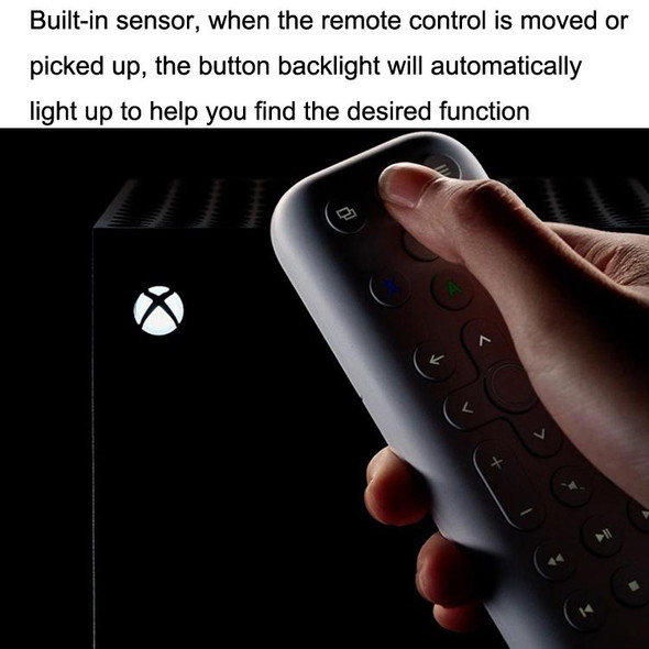 8BitDo Backlit Key Media Remote Control - Xbox, Style: Long Version (Black)