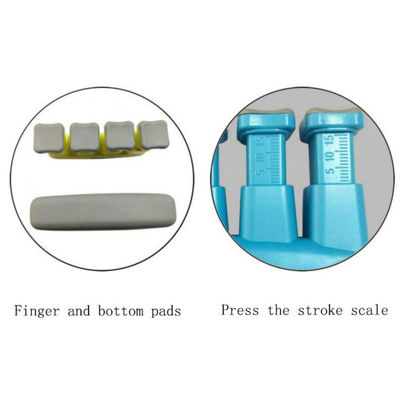 BangMengDa Finger Strength Training Device Rehabilitation Training Grip Strength Device(Blue)