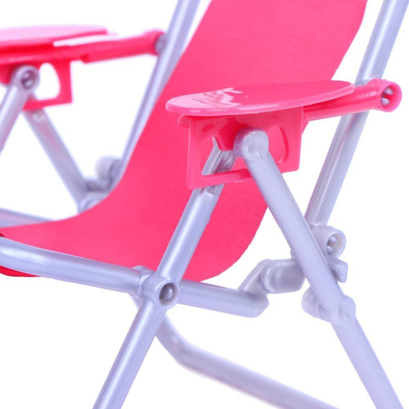 1:6 Folding Canvas Beach Chair Recliner for Barbie Doll(No Doll)