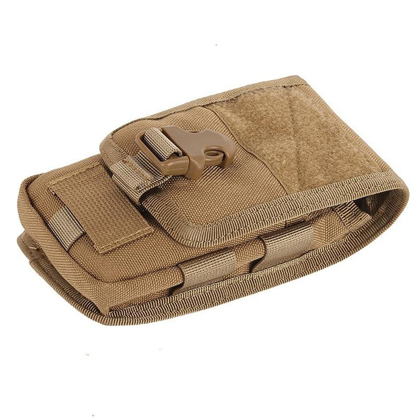 2 PCS Multifunctional Molle System Waist Bag Outdoor Running Pockets for Mobile Phone under 5.5 inch(Mud)