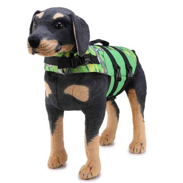 Dog Supplies Pet Swimwear Life Jackets, Size: M(JSY06 Green)