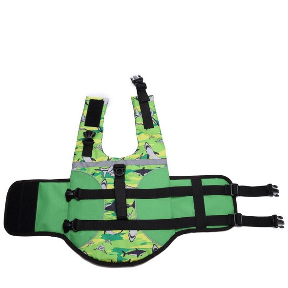 Dog Supplies Pet Swimwear Life Jackets, Size: S(JSY06 Green)