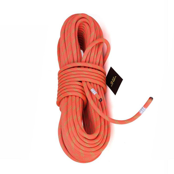 XINDA XD-S9801 Static Rope Outdoor Climbing Rope Speed Down High-Altitude Homework Safety Rope, Length: 2m, Diameter: 10mm (Orange)