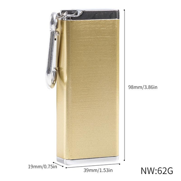 Portable Cigarette Case Portable With Lid Sealed Ashtray, Color: Silver Engraved Flower