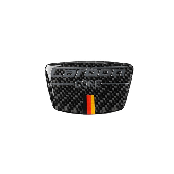 Car Carbon Fiber German Flag Color Goalpost Decorative Sticker for Audi A6 2005-2011, Left and Right Drive Universal