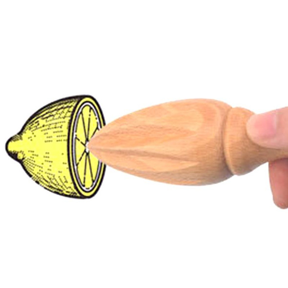 Wooden Squeezer Juicer Fruit Juice Extractor Reamer Lemon Cone Multifunctional Kitchen Tool