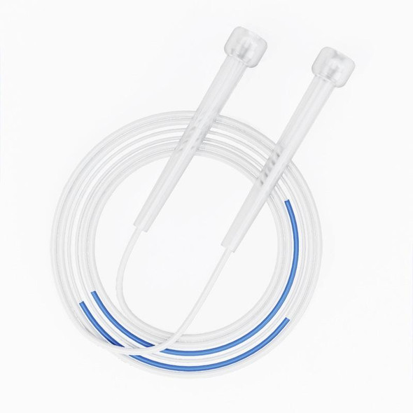 2 PCS Children Speed Skipping Sports Rope, Style: 3 Sections 2.8m (White Blue)