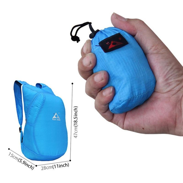 1328 20L Outdoor Climbing Portable Foldable Anti-splash Bag Ultralight Backpack, Max Load: 15kg (Yellow)