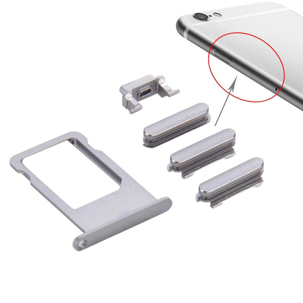 Card Tray Upper Key for iPhone 6s(Grey)