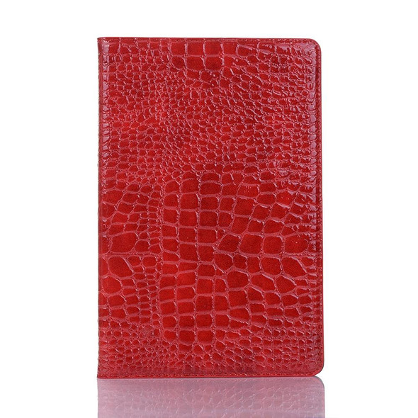 Crocodile Texture Horizontal Flip Leatherette Case for Galaxy Tab S5e 10.5 T720 / T725,  with Holder & Card Slots & Wallet (Red)