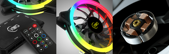 Kwg Gemini M1 1203, 3 X 120Mm Case Fans Rgb