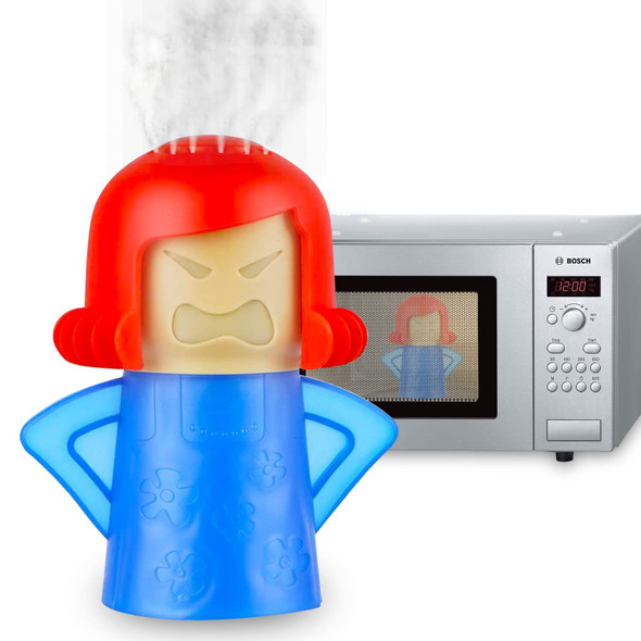 Angry Mama Microwave Steam Cleaner - Fun & Effective Kitchen Tool