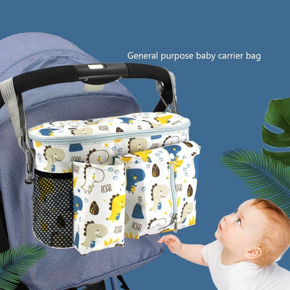 Multifunctional Baby Stroller Storage Bag, Colour: Green Lamb