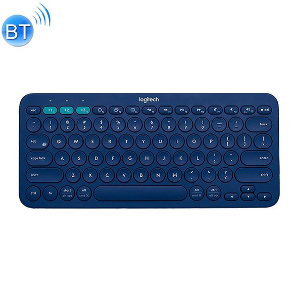 Logitech K380 Portable Multi-Device Wireless Bluetooth Keyboard (Blue)