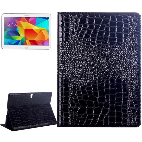 Crocodile Texture Flip Leatherette Case with Holder for Galaxy Tab S 10.5 / T800(Black)