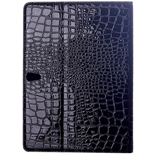 Crocodile Texture Flip Leatherette Case with Holder for Galaxy Tab S 10.5 / T800(Black)