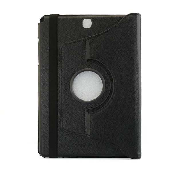 Litchi Texture 360 Degree Rotating Leather Protective Case with Holder for Galaxy Tab A 9.7 / P550 / T550(Black)
