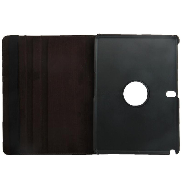 360 Degree Rotatable Litchi Texture Leatherette Case with 2-angle Viewing Holder for Galaxy Note 10.1 (2014 Edition) / P600, Brown(Brown)