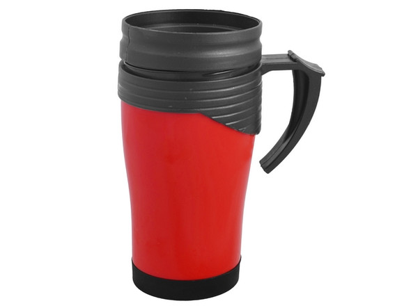 Plastic Travel Mug - Red