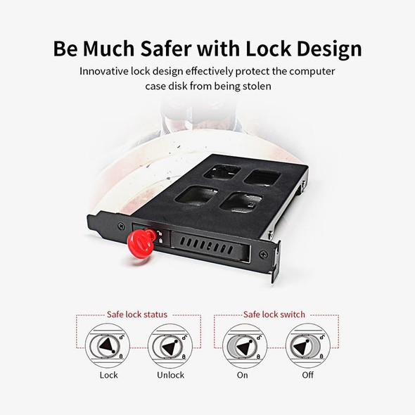 OImaster MR-9100 PCI Single-Disk Hard Disk Box Built-In Hard Disk Rack