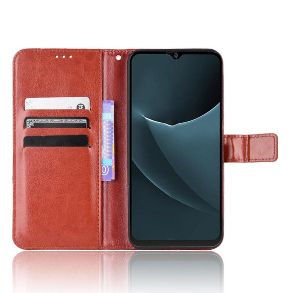 Blackview A95 Retro Crazy Horse Texture Leatherette Phone Case(Brown)