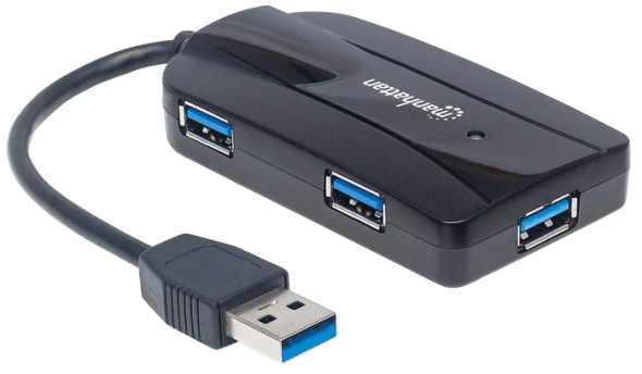 Manhattan Superspeed Usb 3.0 Hub And Card Reader/Writer