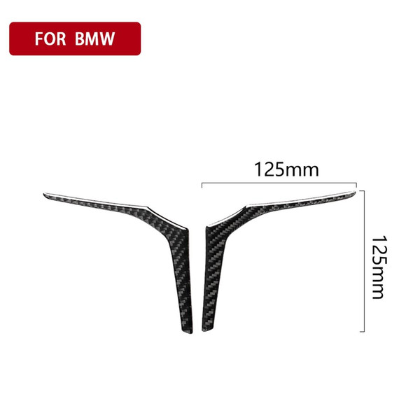 Car Carbon Fiber Steering Wheel Lower Panel Decorative Sticker for BMW G30(2018-2020) / G01(2018-2020) / G02(2019-2020)