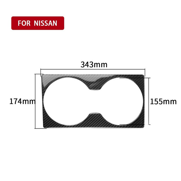 Car Carbon Fiber Rear Seat Speaker Decorative Sticker for Nissan GTR R35 2008-2016, Left and Right Drive Universal