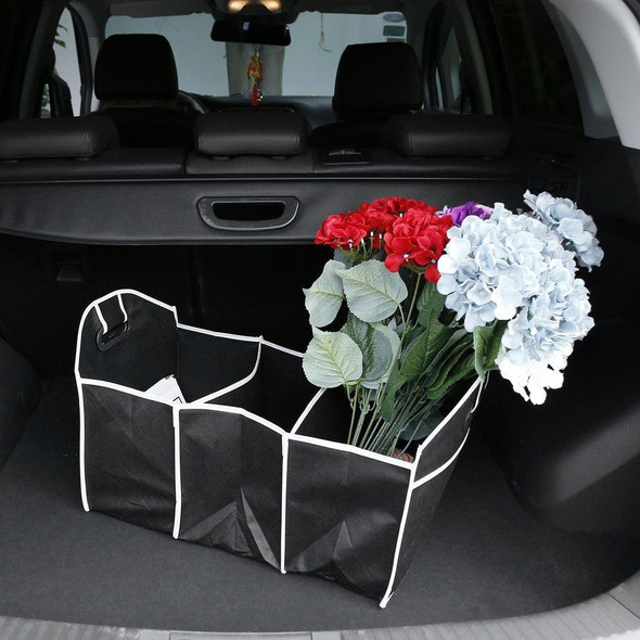 Collapsible Car Boot Organiser with 3 Compartments & Handles