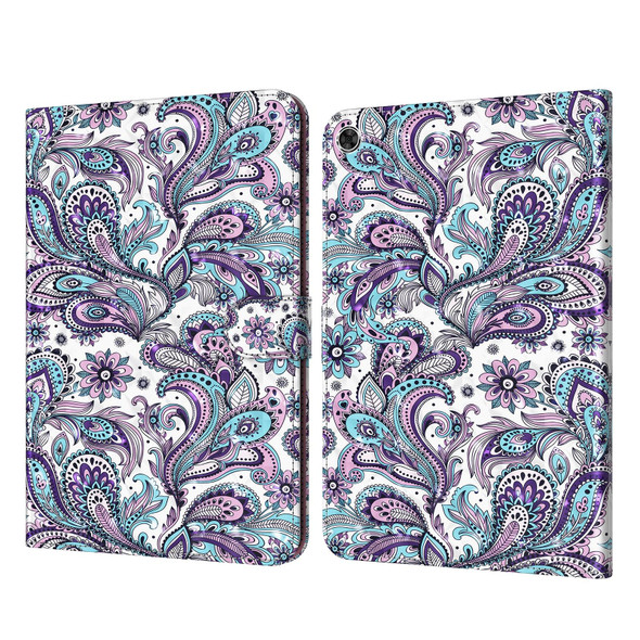 Samsung Galaxy Tab A8 3D Painted Pattern Leather Tablet Case(Swirl)
