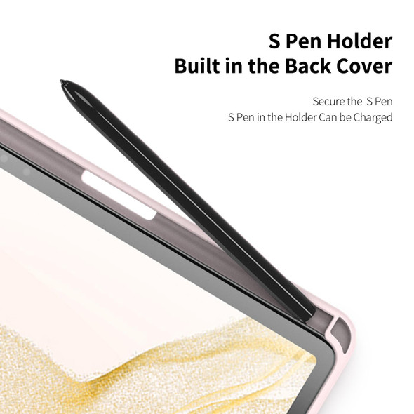 Samsung Galaxy Tab S8/S7 DUX DUCIS TOBY Series Horizontal Flip Tablet Case(Pink)