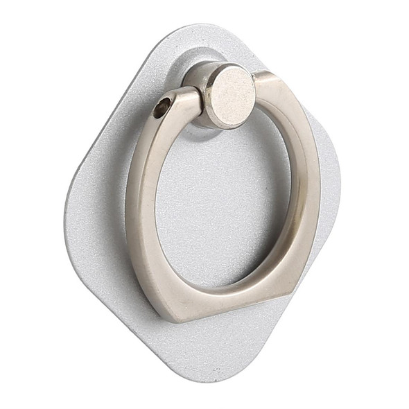 Ring Phone Metal Holder for iPad, iPhone, Galaxy, Huawei, Xiaomi, LG, HTC and Other Smart Phones (Silver)