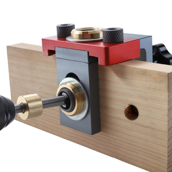 3 In 1 Punching Locator Round Wooden Connectors Open Machine(Locator Monomer+Nut Wrench)