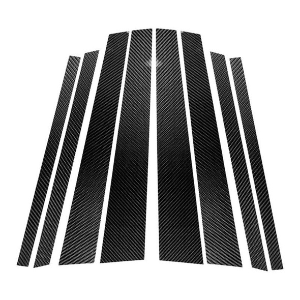 Car Carbon Fiber B Column Decorative Sticker for BMW E70 2008-2013