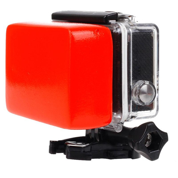 Backdoor Floaty Sponge with Sticker for GoPro HERO10 Black / HERO9 Black / HERO8 Black / HERO7 /6 /5 /4 /3+ /3 /2 /1, Insta360 ONE R, DJI Osmo Action and Other Action Cameras(Red)