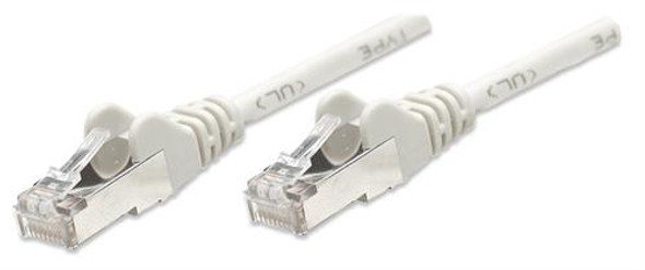 Intellinet Network Cable, Cat5E, Ftp - Rj45 Male / Rj45 Male, 7.5 M (25 Ft.), Grey, Retail Box, No Warranty