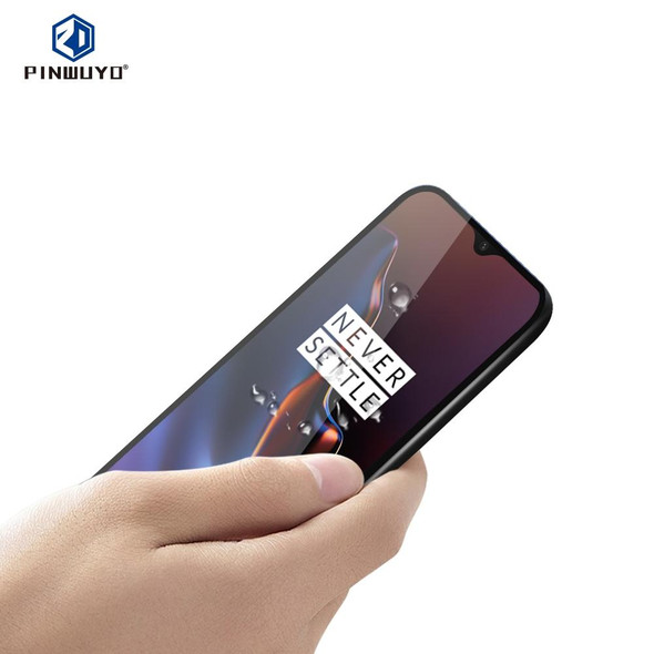 PINWUYO 9H 2.5D Full Screen Tempered Glass Film for OnePlus 7