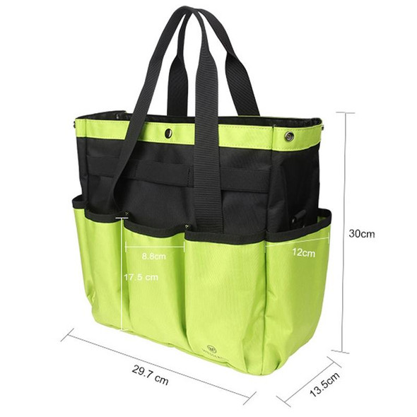 WESSLECO CL175 Outdoor Oxford Garden Tools Shoulder Bags(Dark Green)