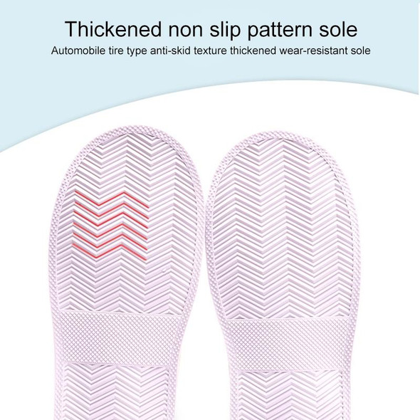 2 Pairs 905-A Children Rainy Day Cartoon Pattern Waterproof Shoe Cover(Pink Rabbit M)