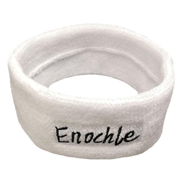 2 PCS Enochle Sports Sweat-Absorbent Headband Combed Cotton Knitted Sweatband(Rose Red)