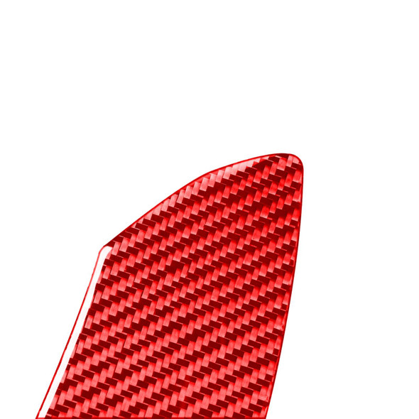 4 PCS / Set Carbon Fiber Car Lifting Decorative Sticker for Toyota Corolla 2014-2018,Right Drive (Red)